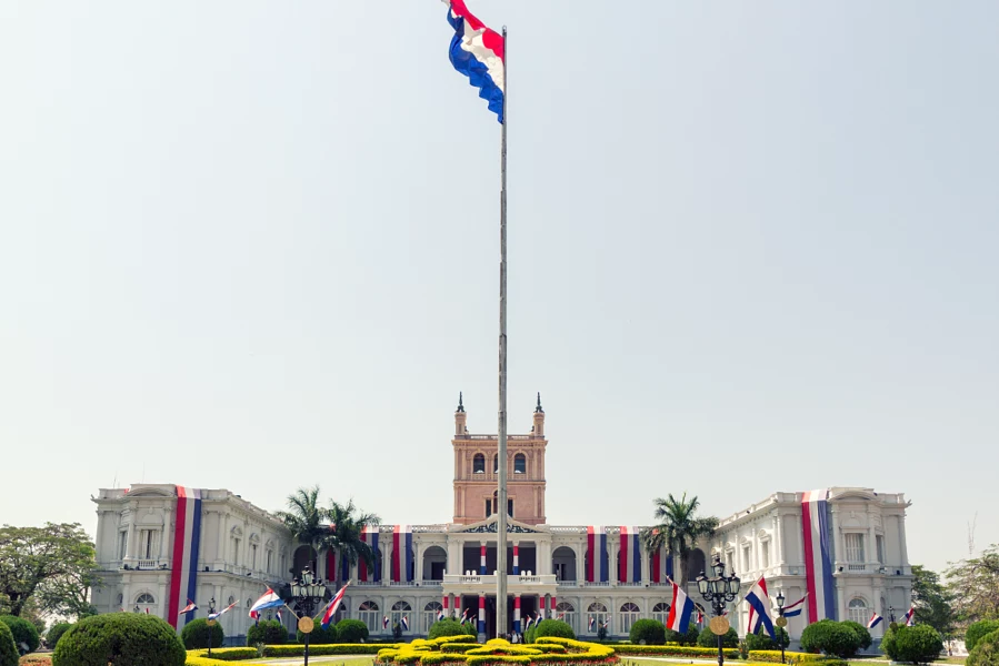 Palácio de los López, sede del Gobierno de la República del Paraguay